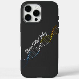 Funda iPhone 16 Pro Max Nacido de esta manera - ADN del Orgullo AroAce