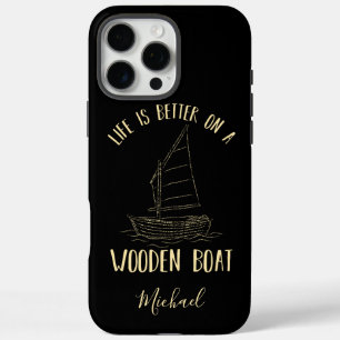 Funda iPhone 16 Pro Max Náutica moderna personalizado