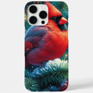 Funda iPhone 16 Pro Max Navidades/cardenal invernal