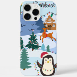 Funda iPhone 16 Pro Max navidades de luces de hpenguin