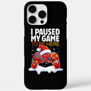 Funda iPhone 16 Pro Max Navidades En El Que Detuve Mi Juego Para Estar Aqu