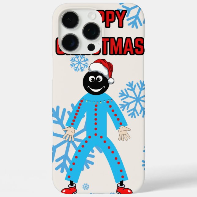 Funda iPhone 16 Pro Max navidades felices (Reverso )