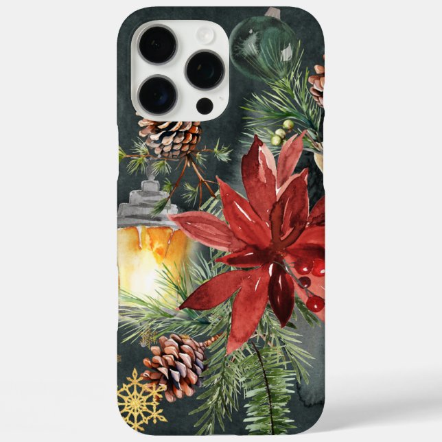 Funda iPhone 16 Pro Max Navidades Holiday Splendor 4 (Reverso )
