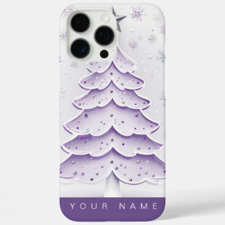 Funda iPhone 16 Pro Max Navidades morados