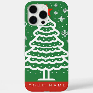 Funda iPhone 16 Pro Max Navidades verdes y rojos
