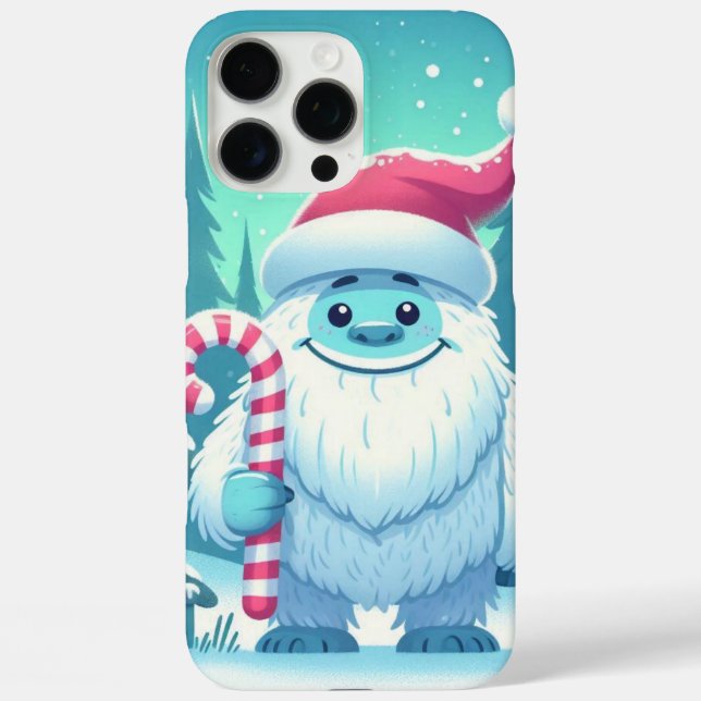 Funda iPhone 16 Pro Max Navidades/yeti de invierno (Reverso )