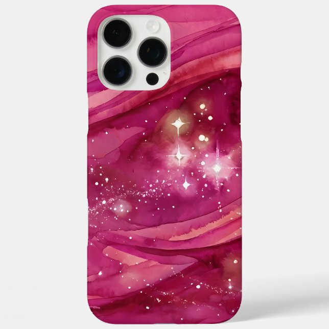 Funda iPhone 16 Pro Max Nebulosa Pink Starlight (Reverso )