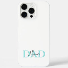 Funda iPhone 16 Pro Max Negrita Pastel DAD | Regalo del Día del Padre Mode