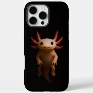 Funda iPhone 16 Pro Max Negro 4 Luxe iPhone 16 Pro Max, Ajolote Mexicano
