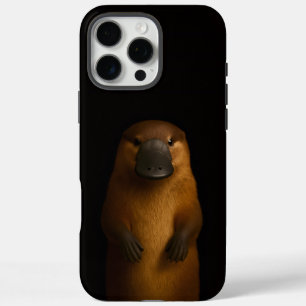 Funda iPhone 16 Pro Max Negro 4 Luxe iPhone 16 Pro Max, Elegante Ornitorri
