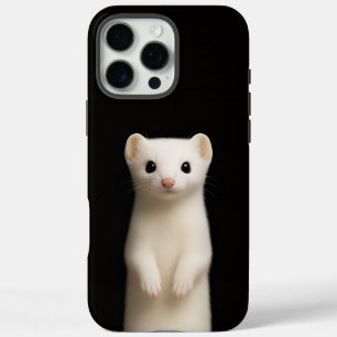 Funda iPhone 16 Pro Max Negro 4 Luxe iPhone 16 Pro Max, Estiloso Armiño