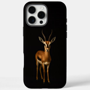 Funda iPhone 16 Pro Max Negro 4 Luxe iPhone 16 Pro Max, Gazella Elegante