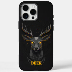 Funda iPhone 16 Pro Max Negro de ciervo mágico
