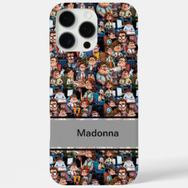 Funda iPhone 16 Pro Max negro de estrés laboral