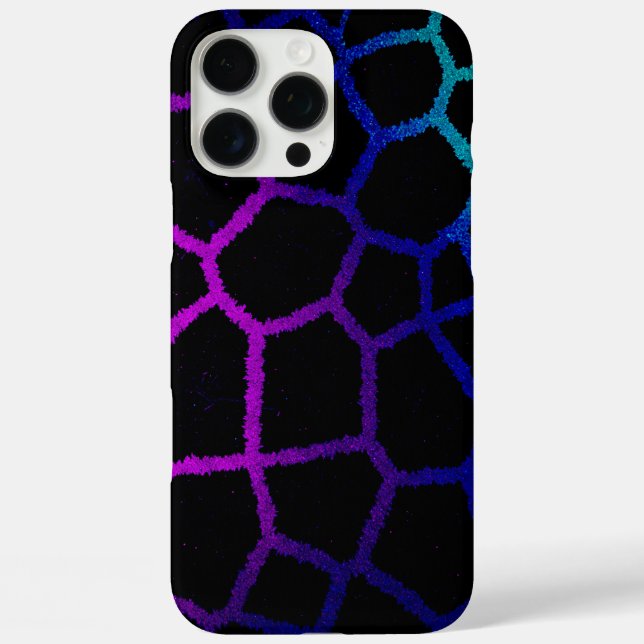 Funda iPhone 16 Pro Max Neon Noir Giraffe (Reverso )