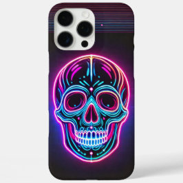 Funda iPhone 16 Pro Max Neon Skull