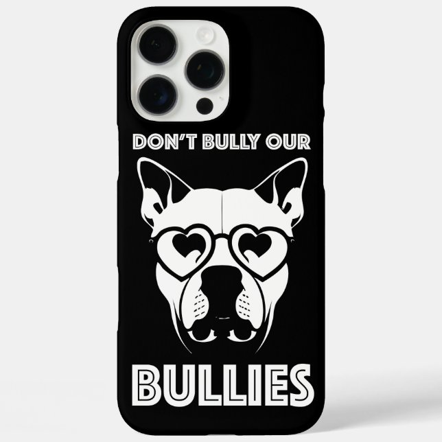 Funda iPhone 16 Pro Max no amedrenten a nuestros matones (Reverso )