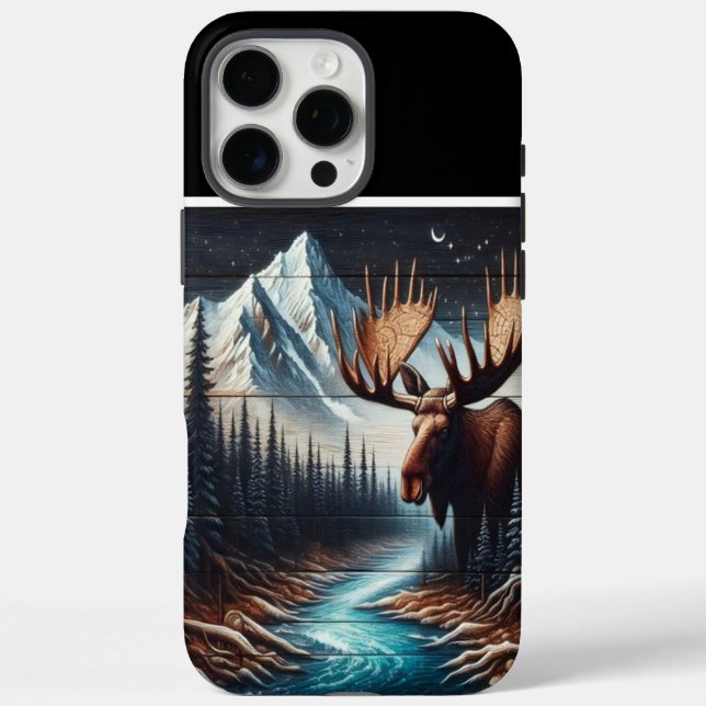 Funda iPhone 16 Pro Max Noche Moose & Mountain (Reverso)