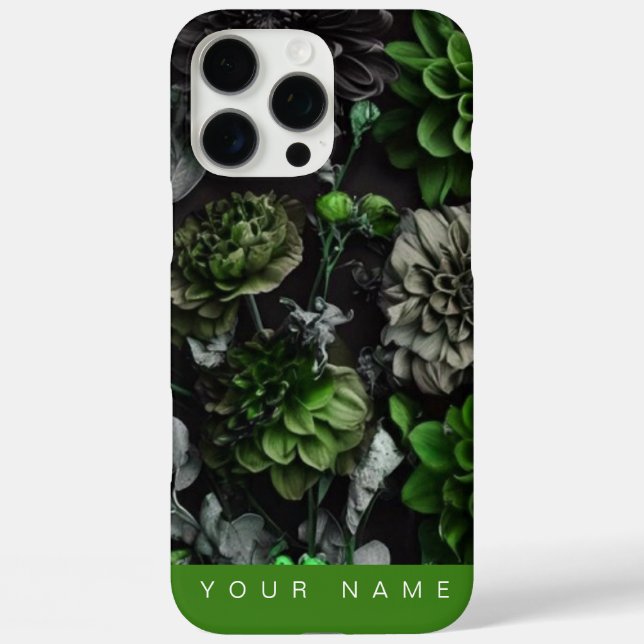 Funda iPhone 16 Pro Max Noir Garden Green (Reverso )
