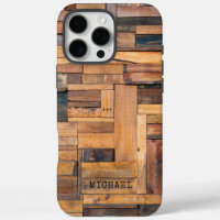 Nombre personalizado de la madera rústica