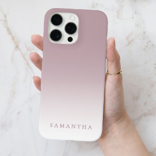 Funda iPhone 16 Pro Max Nombre personalizado femenino con gradiente minima