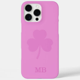 Funda iPhone 16 Pro Max nombre rosa iniciales monograma iphone 16 pro max 