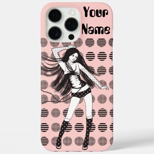 Funda iPhone 16 Pro Max novia bailarina rosa (Reverso )