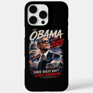 Funda iPhone 16 Pro Max Obama 2028 Ya que las reglas ya no existen