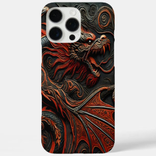 Funda iPhone 16 Pro Max Obra Maestra de Dragón Arte