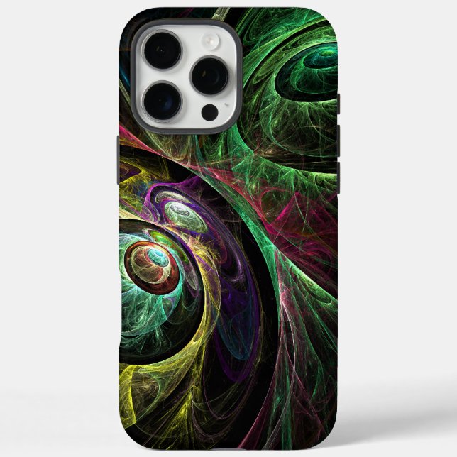 Funda iPhone 16 Pro Max Ojo a ojo Resumen arte (Reverso)