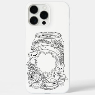 Funda iPhone 16 Pro Max Ojos de Terror Mínimo en la Oscuridad