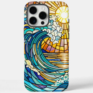 Funda iPhone 16 Pro Max Olas radiantes - Liberar la belleza costera