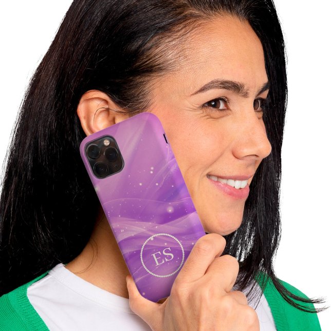 Funda iPhone 16 Pro Max Onda Resumen de Monograma de Lujo (Subido por el creador)