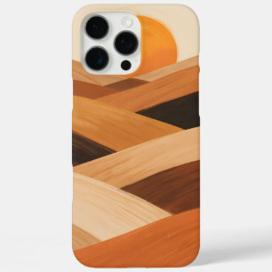 Funda iPhone 16 Pro Max Ondas de arena suave al atardecer