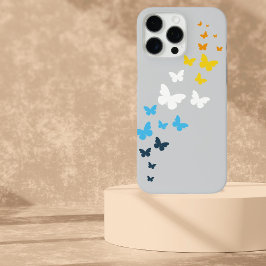 Funda iPhone 16 Pro Max Orgullo de mariposa de AroAce - Colores de la band