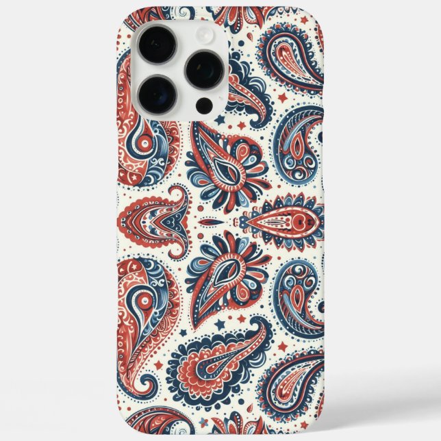 Funda iPhone 16 Pro Max Orgullo de Paisley (Reverso )