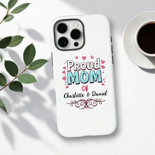 Funda iPhone 16 Pro Max Orgullosa mamá de   Día de la Madre Sentimental