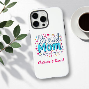 Funda iPhone 16 Pro Max Orgullosa mamá de   El lindo día personalizado de 