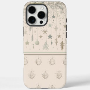 Funda iPhone 16 Pro Max Ornamentos de Navidad Elegantes
