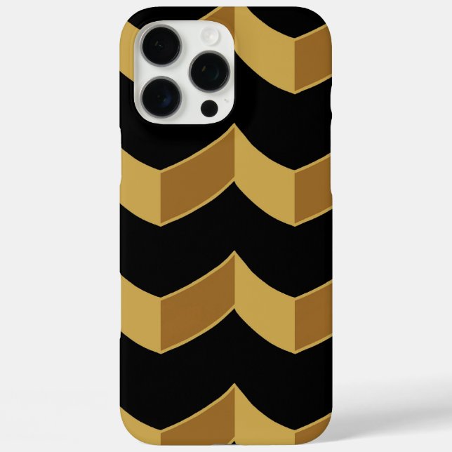 Funda iPhone 16 Pro Max Oro negro (Reverso )