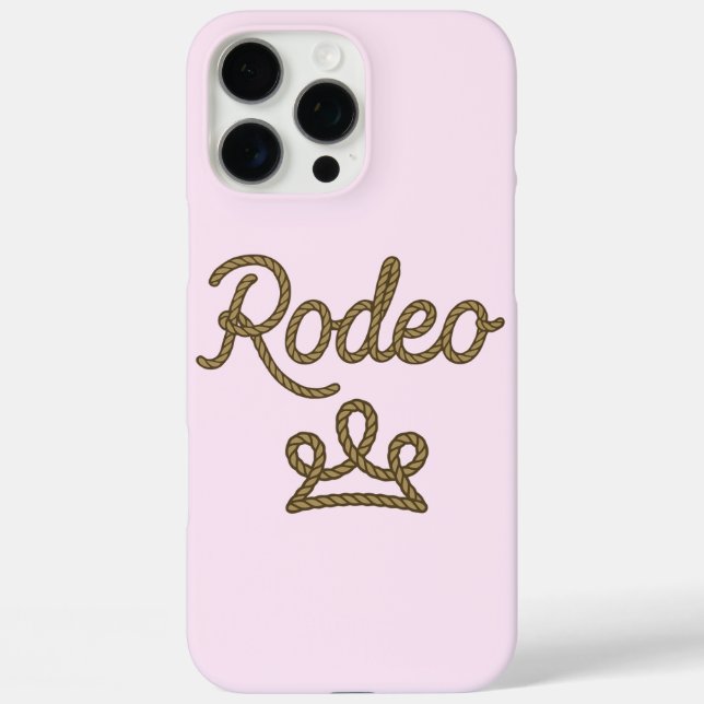 Funda iPhone 16 Pro Max País Princesa de Rodeo Corona de Tiara Occidental (Reverso )