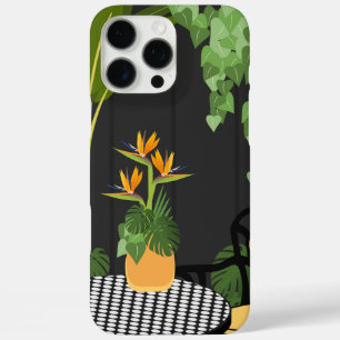 Funda iPhone 16 Pro Max Pájaro tropical de mesa de paraíso