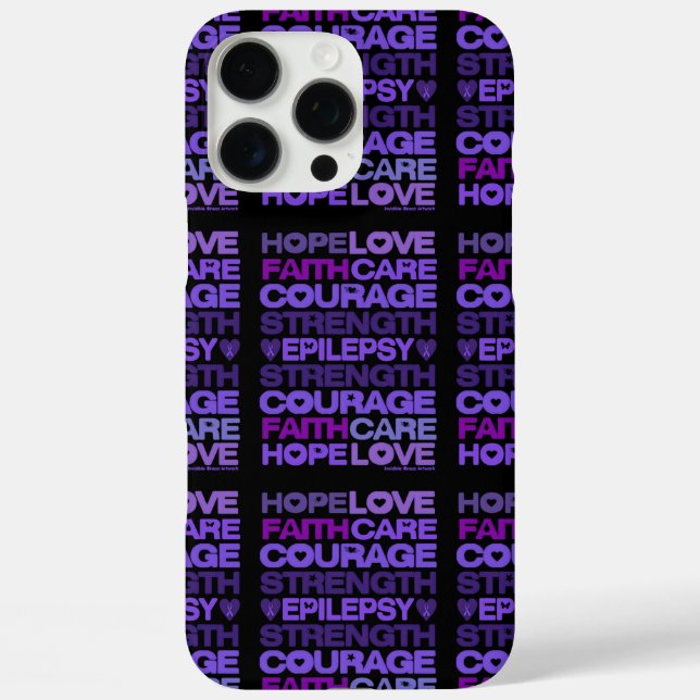 Funda iPhone 16 Pro Max Papel de escritorio... Epilepsia (Reverso )