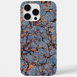 Funda iPhone 16 Pro Max Papel marrón azul