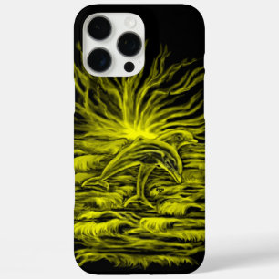 Funda iPhone 16 Pro Max Pareja delfín al sol