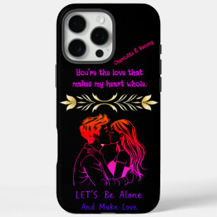 Funda iPhone 16 Pro Max Pareja disfrutando una noche divirtiéndose en colo