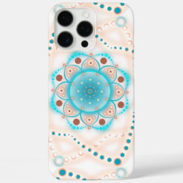 Funda iPhone 16 Pro Max Pastel verde azulado y marrón