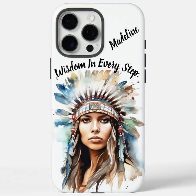 Funda iPhone 16 Pro Max Patrimonio cultural indígena tradicional (Reverso)