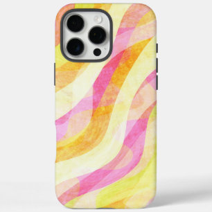 Funda iPhone 16 Pro Max Patrón abstracto ondulado vibrante