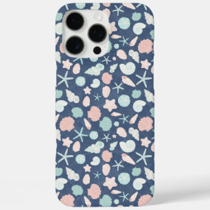 Funda iPhone 16 Pro Max patrón de conchas marinas